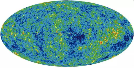 �D��WMAP �l(w��i)��9��̽�y(c��)�õ���΢������ݗ��ֲ��D��΢������ݗ��](m��i)���ɫ���D���ɫ���ɫ 