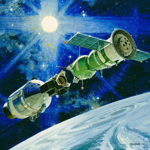 1974����ˇ�g(sh��)���_����•��������Robert McCall�����L��������ǰ�K(li��n)�����w�����Ќ�(du��)�ӵ��龰��
