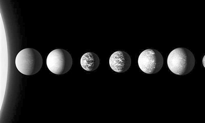 TRAPPIST-1����ϵ�y(t��ng)��ˇ�g(sh��)�D��������3�w����̎���˾ӎ���(n��i)���DƬ��Դ������W(xu��)�ҽM���W(w��ng)