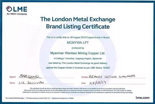 �f���V�a(ch��n)MONYWA LPT ��ꎘO�~��LME�ɹ�ע��(c��)